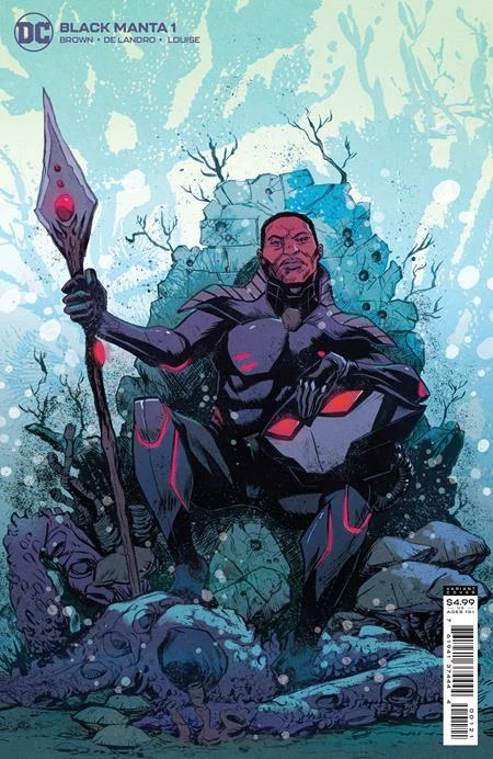 DC COMICS BLACK MANTA #1 (OF 6) CVR B SANFORD GREENE CARD STOCK VAR 1 DC COMICS BLACK MANTA #1 (OF 6) CVR B SANFORD GREENE CARD STOCK VAR