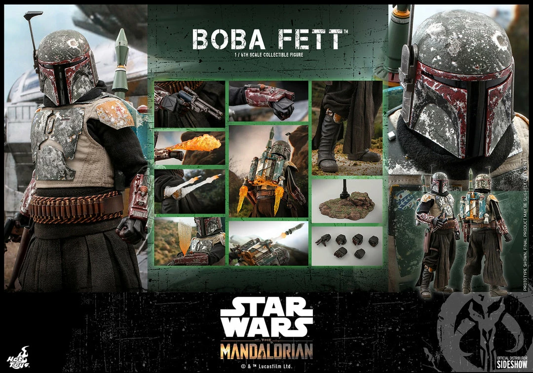 Star Wars: The Mandalorian - Boba Fett™ Sixth Scale Figure By Hot Toys FIGURES 1 Star Wars: The Mandalorian - Boba Fett™ Sixth Scale Figure By Hot Toys FIGURES