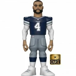 Funko Vinyl Gold - NFL Cowboys - Chase Dak Prescott (Away Uniform) 5" (Est Ship Date TBD)