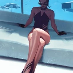 DC COMICS CATWOMAN #46 CVR C JEFF DEKAL SWIMSUIT CARD STOCK VAR (8/17/22)