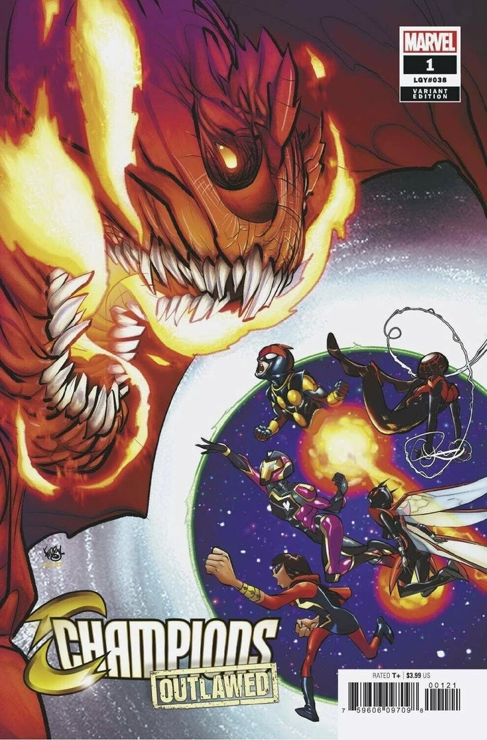 MARVEL COMICS CHAMPIONS #1 FERRY VAR 1 MARVEL COMICS CHAMPIONS #1 FERRY VAR