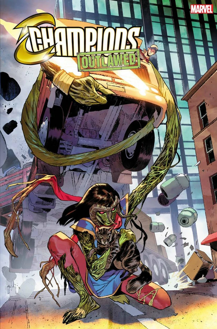 MARVEL COMICS CHAMPIONS #5 PICHELLI MS MARVEL-THING VAR 1 MARVEL COMICS CHAMPIONS #5 PICHELLI MS MARVEL-THING VAR