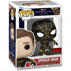 Funko Pop! Spider-Man No Way Home - AAA Anime Exclusive Chase Spider-Man (Black & Gold) (Glow In The Dark) (PREORDER ITEM SEPTEMBER 2022)