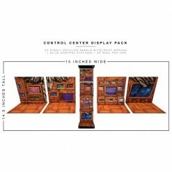 Collector Cave EXTREME SETS - CONTROL CENTER DISPLAY PACK POP UP 1/12 SCALE DIORAMA