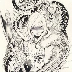 DYNAMITE COMICS DIE!NAMITE #1 30 COPY MOMOKO RED SONJA B&W INCV