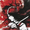 MARVEL PRH ELEKTRA BLACK WHITE BLOOD #1 (OF 4) ANDOLFO VAR