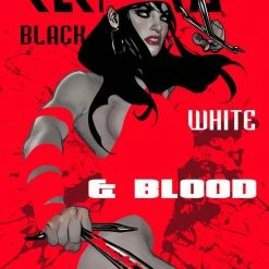MARVEL PRH ELEKTRA BLACK WHITE BLOOD #2 (OF 4)