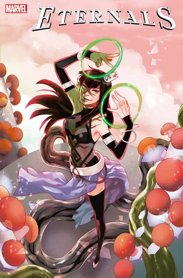 MARVEL PRH ETERNALS #12 FUJI SKRULL VAR 1 MARVEL PRH ETERNALS #12 FUJI SKRULL VAR