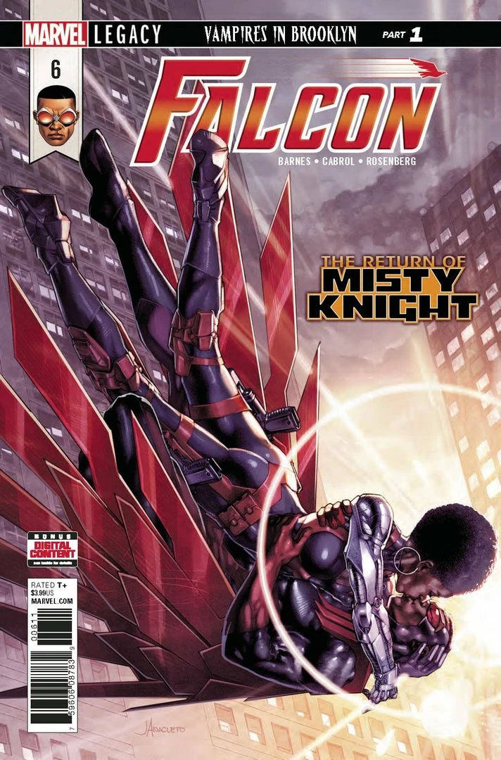 MARVEL COMICS FALCON #6 LEG 1 MARVEL COMICS FALCON #6 LEG