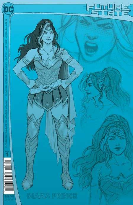 DC COMICS FUTURE STATE IMMORTAL WONDER WOMAN #1 2ND PRINT 1 DC COMICS FUTURE STATE IMMORTAL WONDER WOMAN #1 2ND PRINT