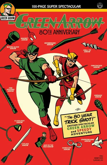 DC COMICS GREEN ARROW 80TH ANNIVERSARY 100-PAGE SUPER SPECTACULAR #1 CVR B MICHAEL CHO 1940S VAR 1 DC COMICS GREEN ARROW 80TH ANNIVERSARY 100-PAGE SUPER SPECTACULAR #1 CVR B MICHAEL CHO 1940S VAR