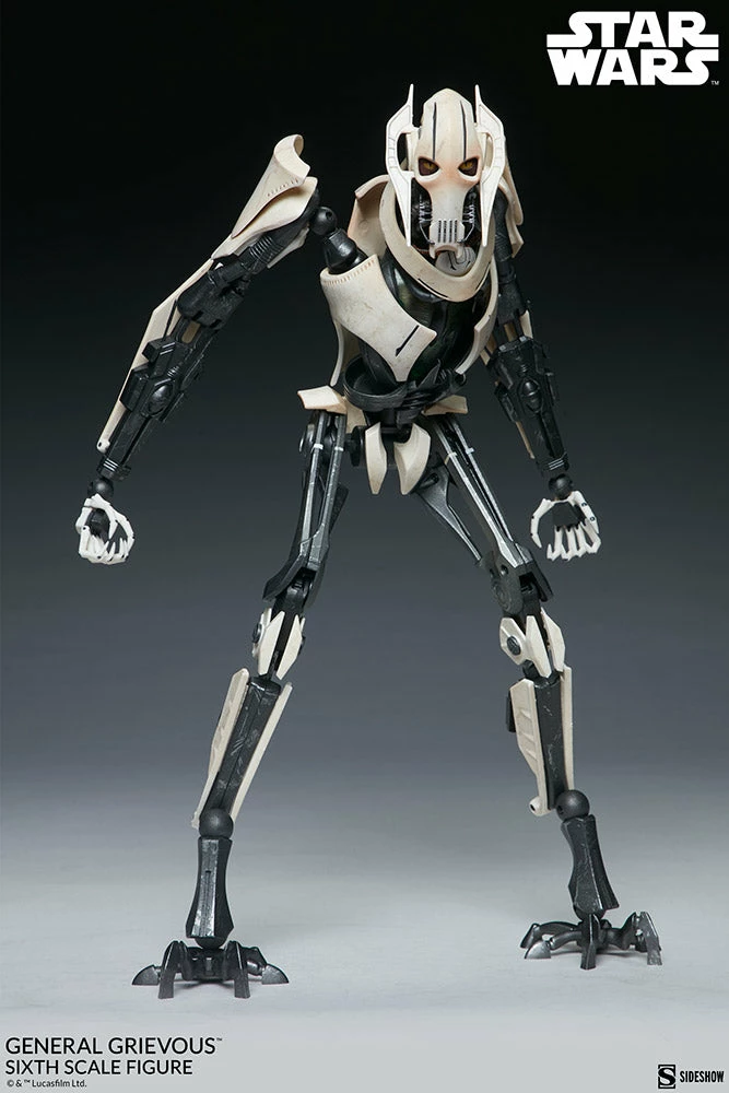 JUST ARRIVED! General Grievous Sixth Scale Star Wars Figure By Hot Toys 3 JUST ARRIVED! General Grievous Sixth Scale Star Wars Figure By Hot Toys
