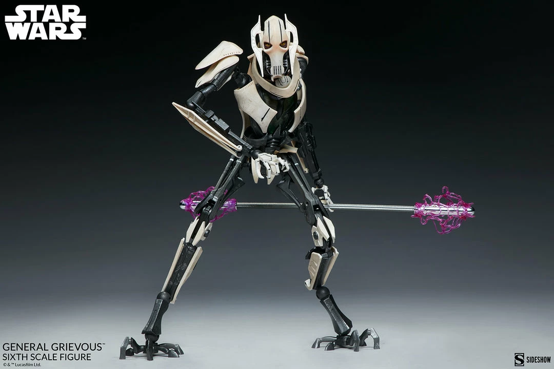JUST ARRIVED! General Grievous Sixth Scale Star Wars Figure By Hot Toys 4 JUST ARRIVED! General Grievous Sixth Scale Star Wars Figure By Hot Toys