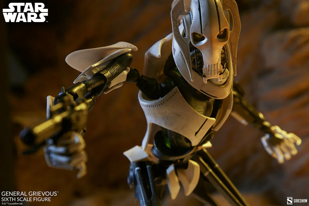 JUST ARRIVED! General Grievous Sixth Scale Star Wars Figure By Hot Toys 5 JUST ARRIVED! General Grievous Sixth Scale Star Wars Figure By Hot Toys