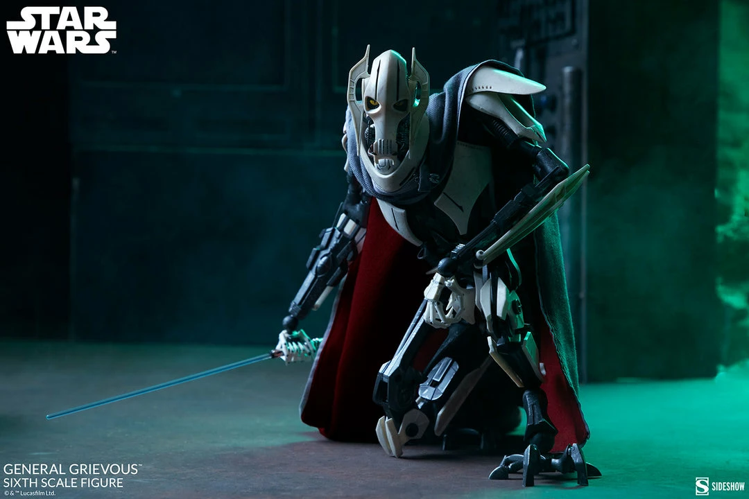 JUST ARRIVED! General Grievous Sixth Scale Star Wars Figure By Hot Toys 6 JUST ARRIVED! General Grievous Sixth Scale Star Wars Figure By Hot Toys