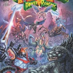 IDW PUBLISHING GODZILLA VS MMPR #3 (OF 5) CVR A FREDDIE WILLIAMS II
