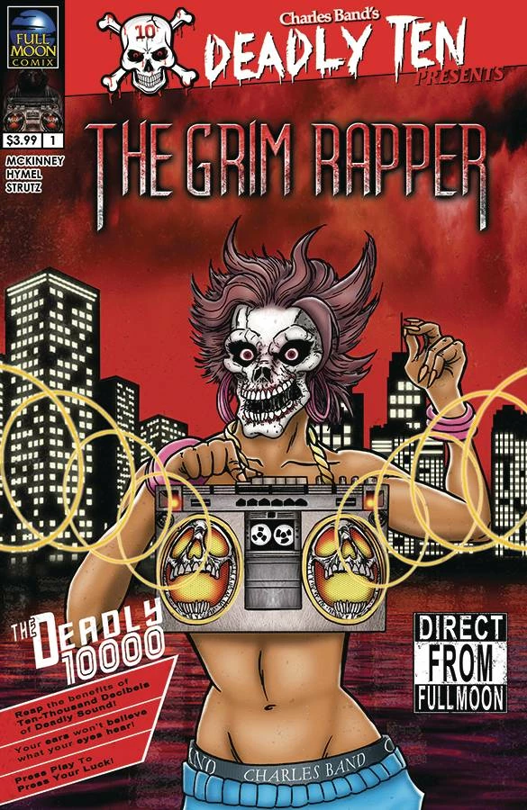 FULL MOON FEATURES DEADLY TEN PRESENTS GRIM RAPPER CVR B FOWLER (MR) COMICS 1 FULL MOON FEATURES DEADLY TEN PRESENTS GRIM RAPPER CVR B FOWLER (MR) COMICS