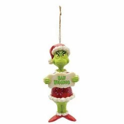 JUST ARRIVED! Grinch Bah Humbug PVC Ornament Enesco