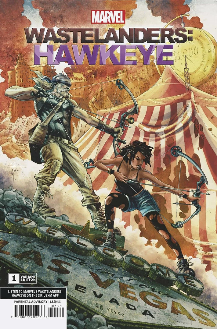 MARVEL PRH WASTELANDERS HAWKEYE #1 MOBILI VAR COMICS 1 MARVEL PRH WASTELANDERS HAWKEYE #1 MOBILI VAR COMICS