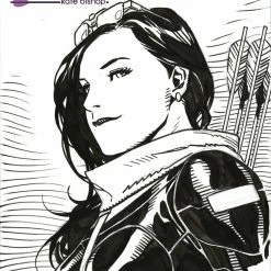 MARVEL PRH HAWKEYE KATE BISHOP #3 (OF 5) CHEUNG HEADSHOT SKETCH VAR