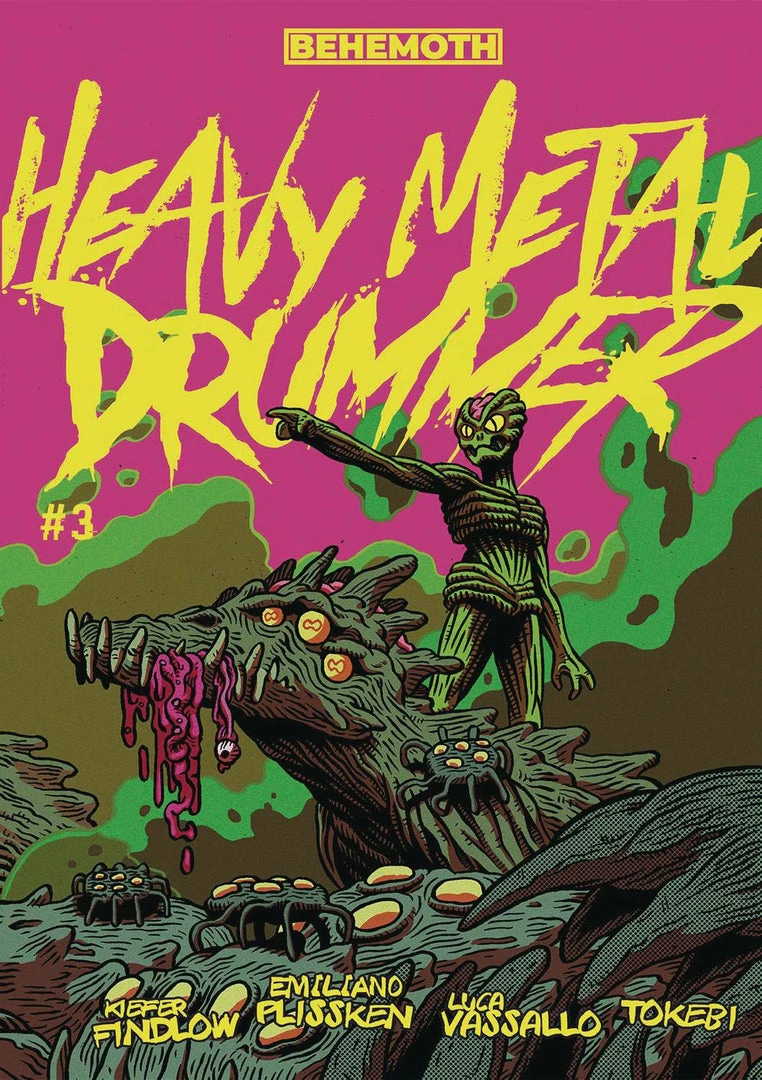 BEHEMOTH COMICS HEAVY METAL DRUMMER #3 (OF 6) CVR A VASALLO (MR) 1 BEHEMOTH COMICS HEAVY METAL DRUMMER #3 (OF 6) CVR A VASALLO (MR)