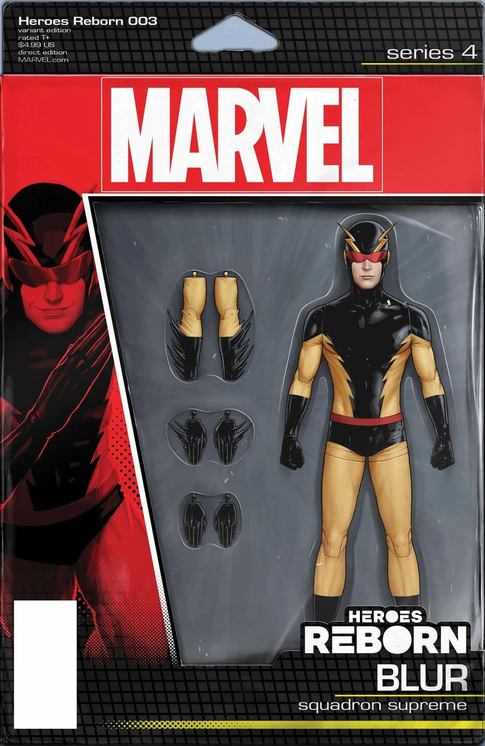 MARVEL COMICS HEROES REBORN #3 (OF 7) CHRISTOPHER ACTION FIGURE VAR 1 MARVEL COMICS HEROES REBORN #3 (OF 7) CHRISTOPHER ACTION FIGURE VAR