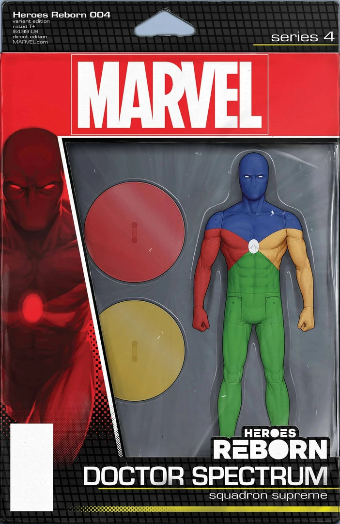MARVEL COMICS HEROES REBORN #4 (OF 7) CHRISTOPHER ACTION FIGURE VAR 1 MARVEL COMICS HEROES REBORN #4 (OF 7) CHRISTOPHER ACTION FIGURE VAR