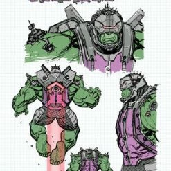 MARVEL COMICS HULK #1 OTTLEY DESIGN VAR