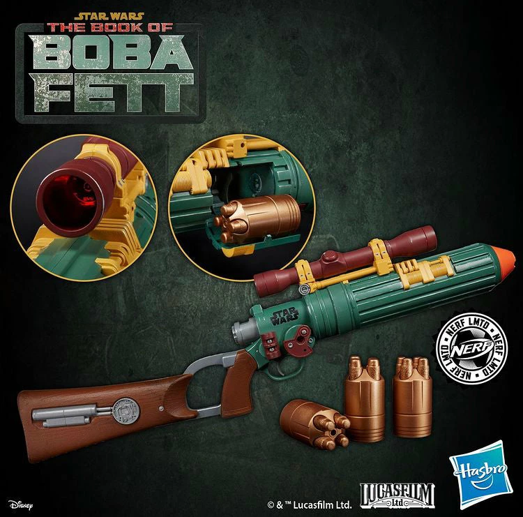 HASBRO TOY GROUP NERF STAR WARS BOBA FETT EE-3 LTD ED BLASTER (MARCH 2023) 1 HASBRO TOY GROUP NERF STAR WARS BOBA FETT EE-3 LTD ED BLASTER (MARCH 2023)