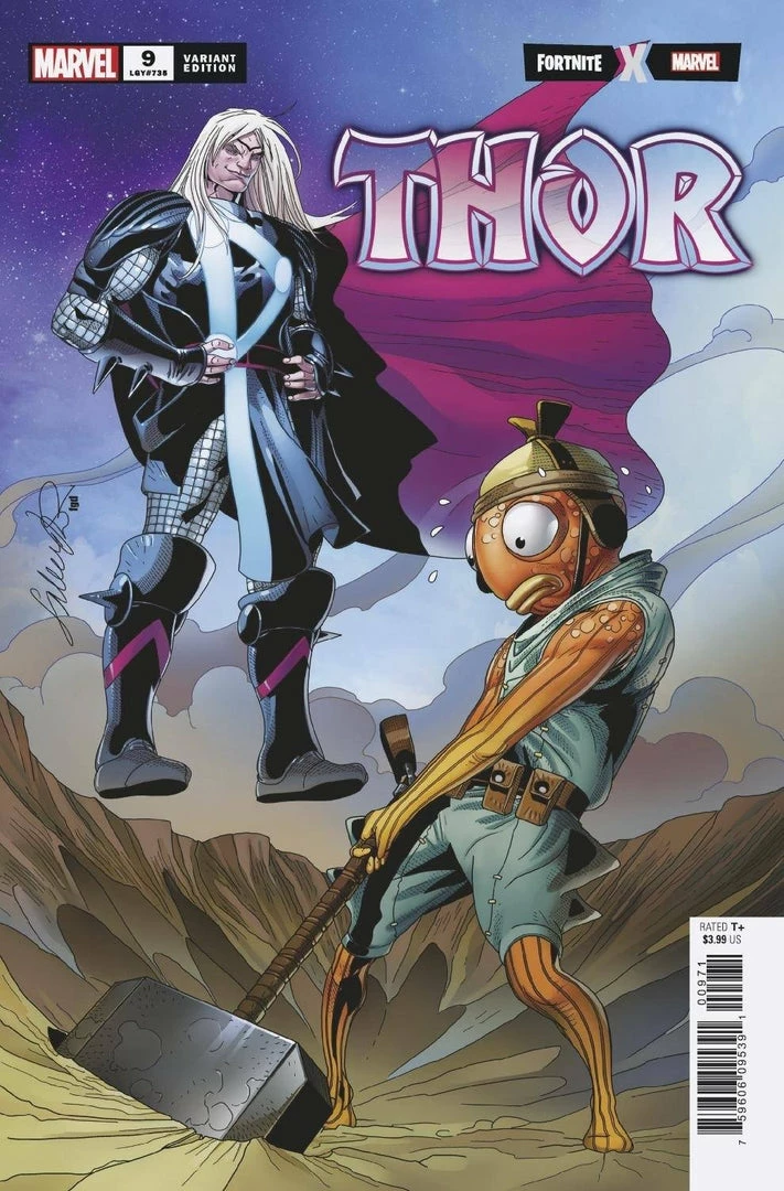 MARVEL COMICS THOR #9 LARROCA FORTNITE VAR 1 MARVEL COMICS THOR #9 LARROCA FORTNITE VAR