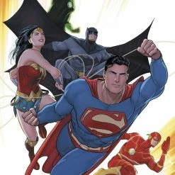 DC COMICS JUSTICE LEAGUE #42 CARD STOCK MIKEL JANIN VAR ED