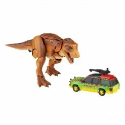 HASBRO Jurassic Park Transformers Mash-Up Tyrannocon Rex And Autobot JP93 Set