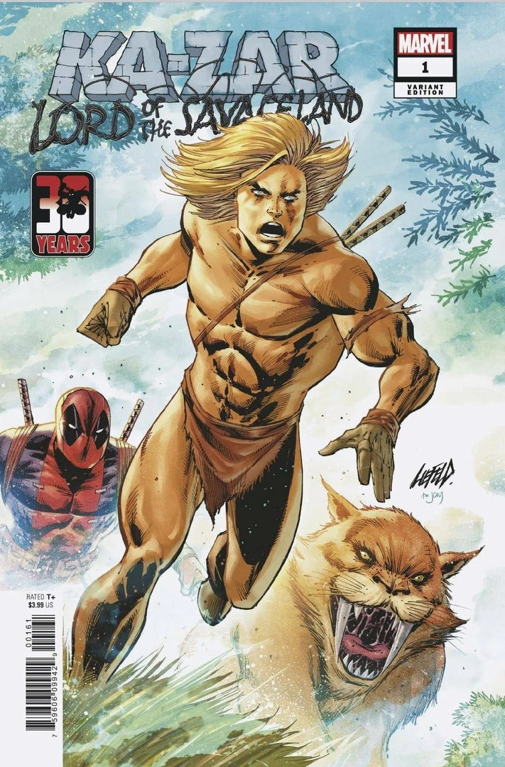 MARVEL COMICS KA-ZAR LORD SAVAGE LAND #1 (OF 5) LIEFELD DEADPOOL 30TH VAR 1 MARVEL COMICS KA-ZAR LORD SAVAGE LAND #1 (OF 5) LIEFELD DEADPOOL 30TH VAR