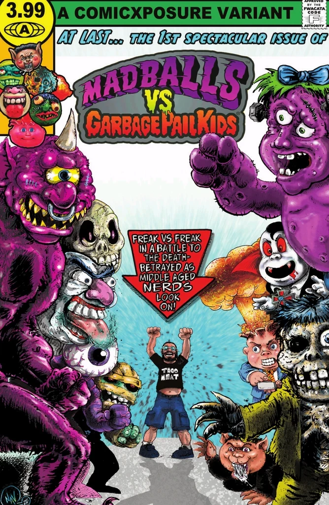 DYNAMITE COMICS MADBALLS VS GARBAGE PAIL KIDS #1 JUAN NAVARRO VARIANT 1 DYNAMITE COMICS MADBALLS VS GARBAGE PAIL KIDS #1 JUAN NAVARRO VARIANT