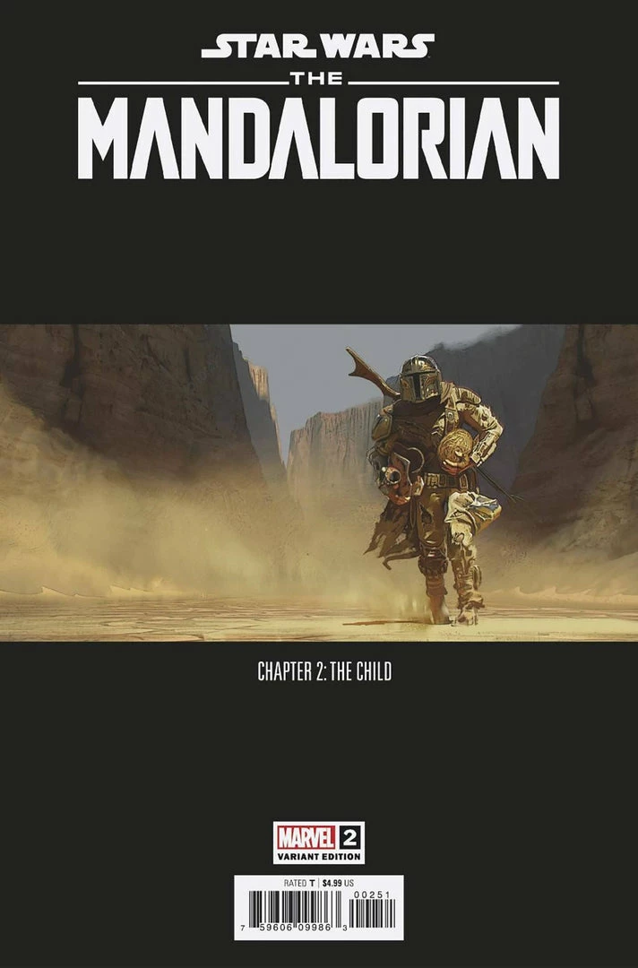 MARVEL PRH COMICS STAR WARS MANDALORIAN #2 CONCEPT ART VAR (8/17/22) 1 MARVEL PRH COMICS STAR WARS MANDALORIAN #2 CONCEPT ART VAR (8/17/22)