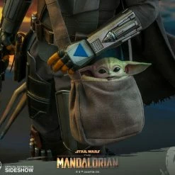 The Mandalorian - Mandalorian And The Child Quarter Scale Figure By Hot Toys 11 The Mandalorian - Mandalorian And The Child Quarter Scale Figure By Hot Toys