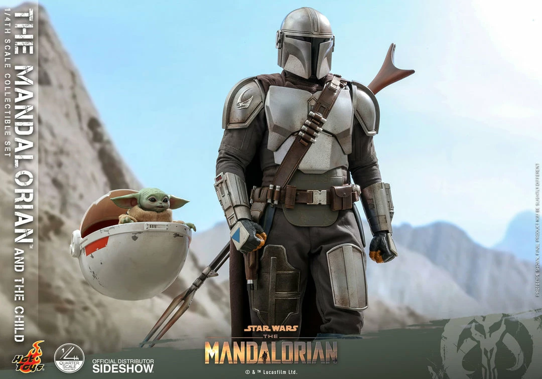 The Mandalorian - Mandalorian And The Child Quarter Scale Figure By Hot Toys 5 The Mandalorian - Mandalorian And The Child Quarter Scale Figure By Hot Toys