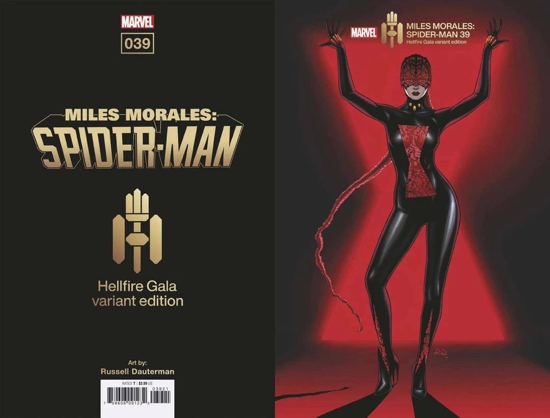 MARVEL PRH MILES MORALES SPIDER-MAN #39 DAUTERMAN HELLFIRE GALA VAR 1 MARVEL PRH MILES MORALES SPIDER-MAN #39 DAUTERMAN HELLFIRE GALA VAR