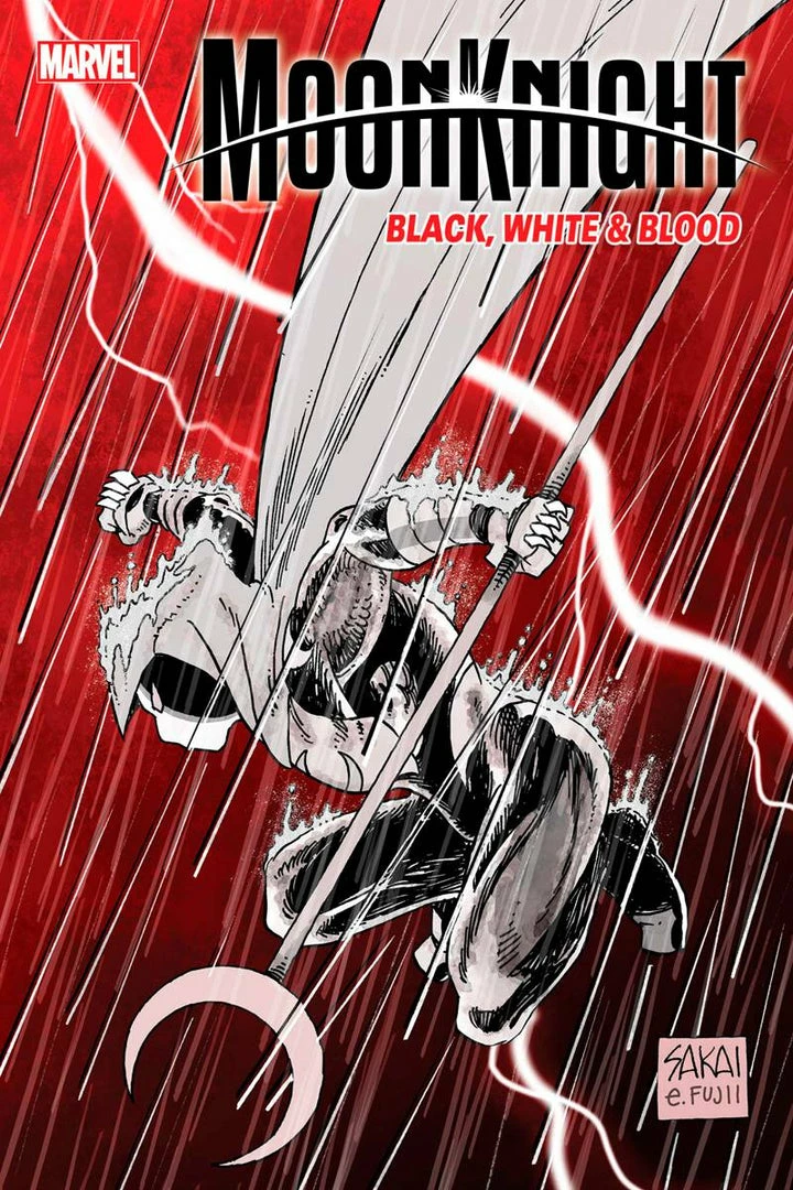 MARVEL PRH MOON KNIGHT BLACK WHITE BLOOD #1 (OF 4) SAKAI VAR COMICS 1 MARVEL PRH MOON KNIGHT BLACK WHITE BLOOD #1 (OF 4) SAKAI VAR COMICS