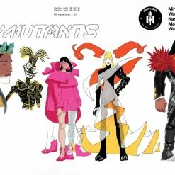 MARVEL COMICS NEW MUTANTS #19 LINS CHARACTER DESIGN VAR GALA