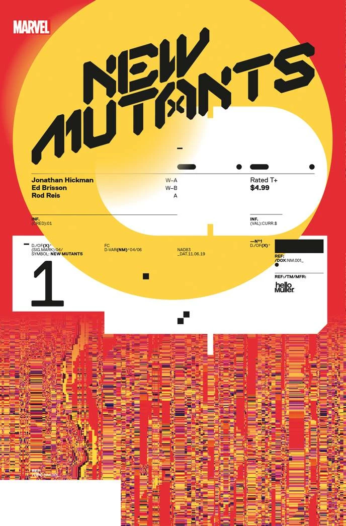 MARVEL COMICS NEW MUTANTS #1 MULLER DESIGN VAR DX 1 MARVEL COMICS NEW MUTANTS #1 MULLER DESIGN VAR DX