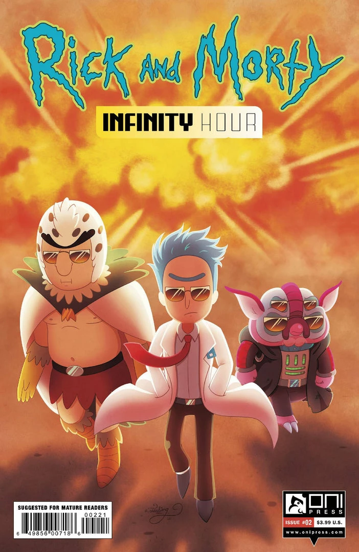 ONI PRESS INC. RICK AND MORTY INFINITY HOUR #2 CVR B STARLING (MR) COMICS 1 ONI PRESS INC. RICK AND MORTY INFINITY HOUR #2 CVR B STARLING (MR) COMICS