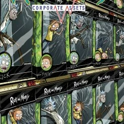 ONI PRESS INC. COMICS RICK AND MORTY CORPORATE ASSETS #1 CVR B LEE