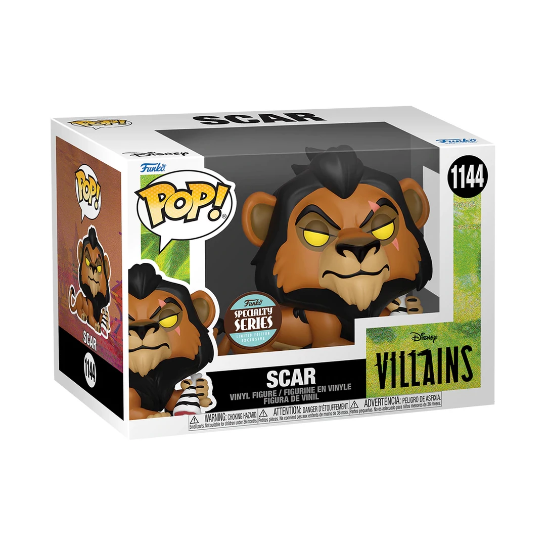 Funko Pop! Disney Villians - Specialty Series Scar (PREORDER ITEM AUGUST 2022) 1 Funko Pop! Disney Villians - Specialty Series Scar (PREORDER ITEM AUGUST 2022)