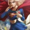 DC COMICS SUPERGIRL #40 CARD STOCK DERRICK CHEW VAR ED