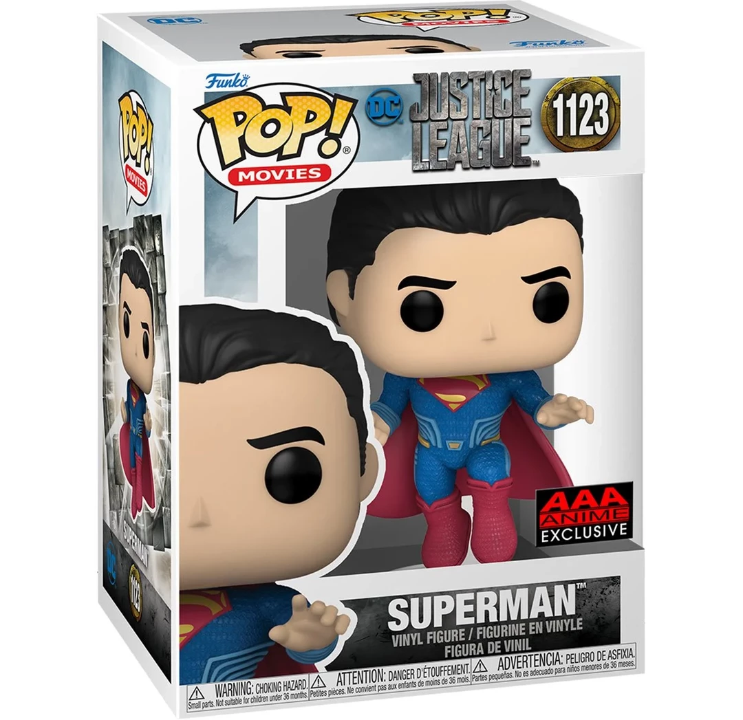 Funko Pop! Justice League - AAA Anime Exclusive Superman (PREORDER ITEM JULY/AUG 2022) 1 Funko Pop! Justice League - AAA Anime Exclusive Superman (PREORDER ITEM JULY/AUG 2022)