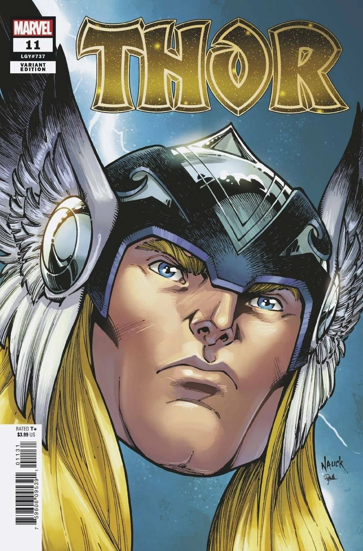 MARVEL COMICS THOR #11 NAUCK HEADSHOT VAR 1 MARVEL COMICS THOR #11 NAUCK HEADSHOT VAR