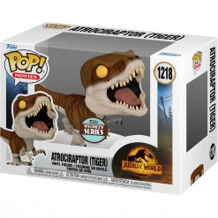 JUST ARRIVED! Funko Pop! Jurassic World: Dominion - Specialty Series Atrociraptor (Tiger)