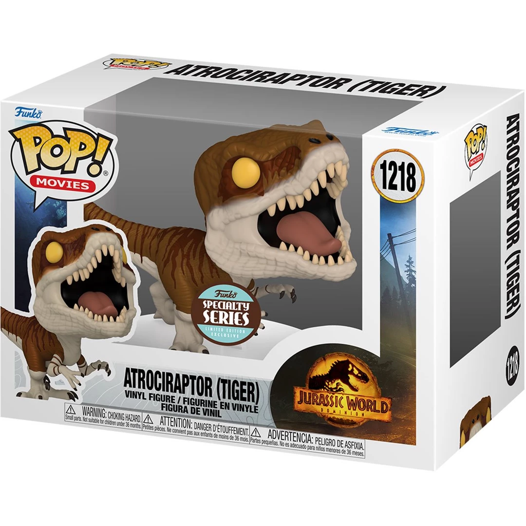 JUST ARRIVED! Funko Pop! Jurassic World: Dominion - Specialty Series Atrociraptor (Tiger) 1 JUST ARRIVED! Funko Pop! Jurassic World: Dominion - Specialty Series Atrociraptor (Tiger)
