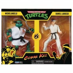 PLAYMATES TMNT X COBRA KAI - MICHELANGELO VS DANIEL LARUSSO AF 2PK